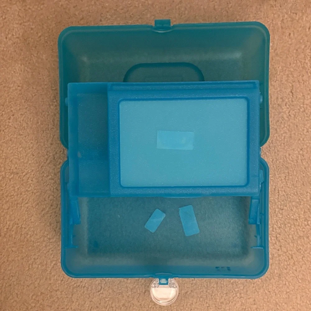 Caboodles Sparkle Blue Organizer Case